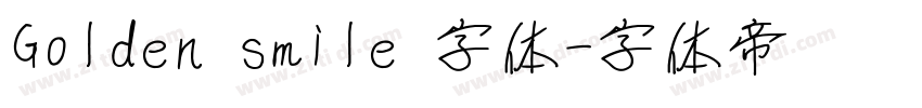 Golden smile 字体字体转换